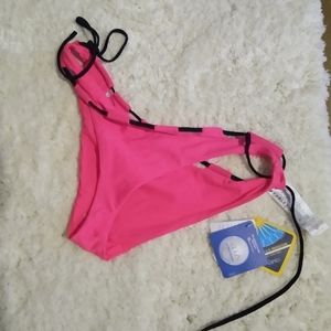 NWT Fabletics Bikini Bottom Neon Pink M